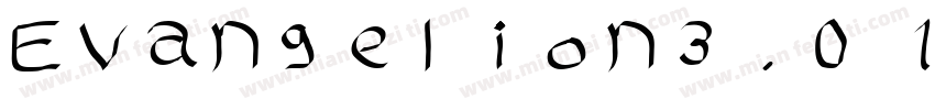 Evangelion3.0 1.0字体转换